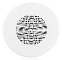 Atlas Sound 8 In-Ceiling Loudspeaker Assembly w 25V 70.7V Transformer Baffle and Hyfidrophobic™ Treatment FD72W-HC