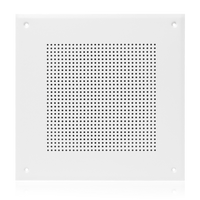 Atlas Sound 8 In-Ceiling Speaker with 4-Watt 25V 70V Transformer with 161-8 Square Baffle D161-8