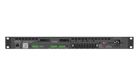 Atlas Sound 800-Watt Networkable 4-Channel Power Amplifier with Optional Dante™ Network Audio DPA804 1