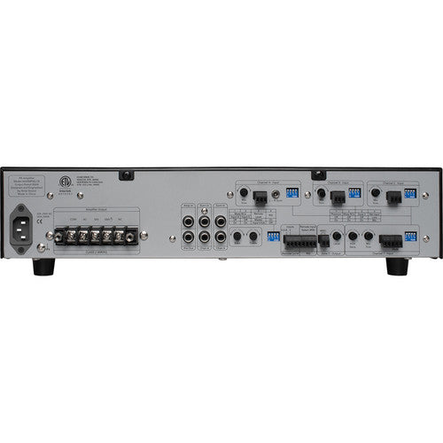 Atlas Sound AA200PHD-CE 6-Input 200W CE-Listed Mixer Amplifier with PHD Automatic System Test (Europe 220-240 VAC)