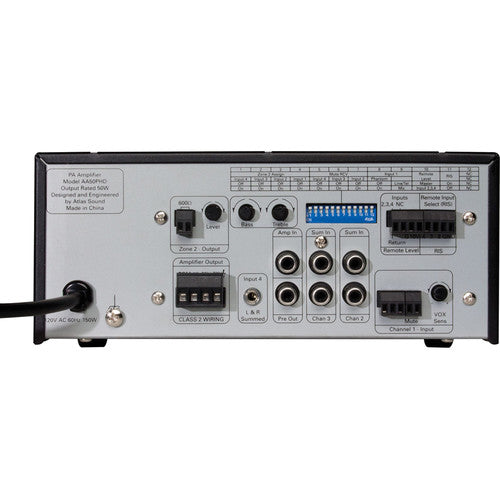 Atlas selling Sound AA50PHD 4-Input 50W BGM Mixer Amplifier