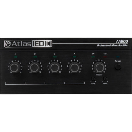 Atlas Sound AA60G 4-Input 60W Mixer Amplifier with Global Power Supply 1