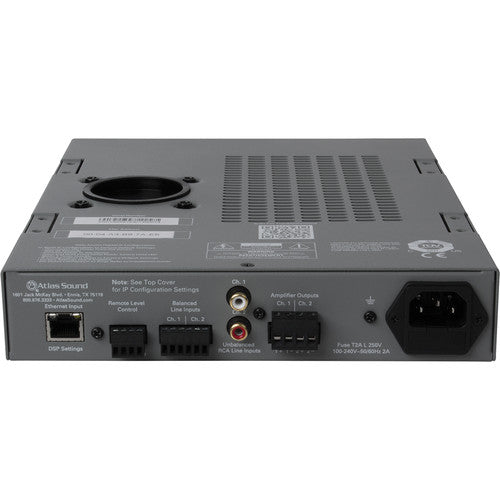 Atlas Sound DPA-102PM Networkable 2-Channel Power Amplifier with DSP 2