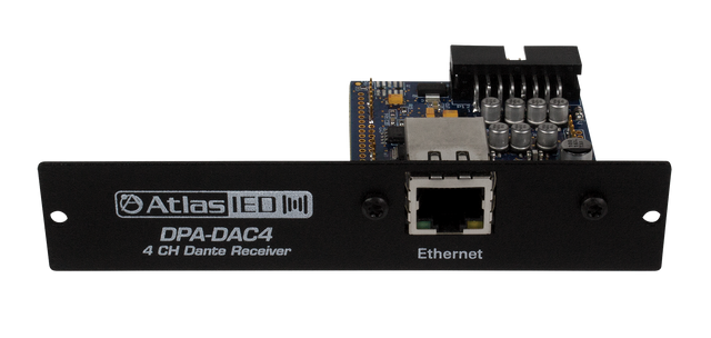 Atlas Sound Dante™ Accessory Card for DPA Series Amplifiers DPA-DAC4