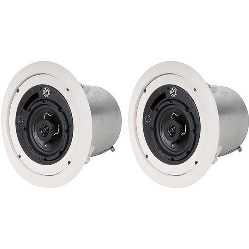 Atlas Sound FAP42T 4 2-Way Weather-Resistant Speaker System (Pair, White)