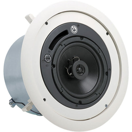 Atlas Sound FAP62T Strategy II Series 6 32W Coaxial Ceiling Speakers (Pair, White) 1