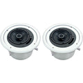 Atlas Sound FAP62T Strategy II Series 6 32W Coaxial Ceiling Speakers (Pair, White)