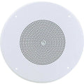 Atlas Sound GD87W 8 2-Way 16W Coaxial Ceiling Speaker with Baffle & 70.7V Transformer