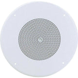 Atlas Sound GD87W 8 2-Way 16W Coaxial Ceiling Speaker with Baffle & 70.7V Transformer