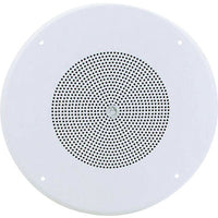 Atlas Sound GD87W 8 2-Way 16W Coaxial Ceiling Speaker with Baffle & 70.7V Transformer