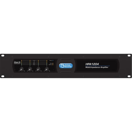 Atlas Sound HPA1204 Four-Channel 1200W Commercial Amplifier (Black)