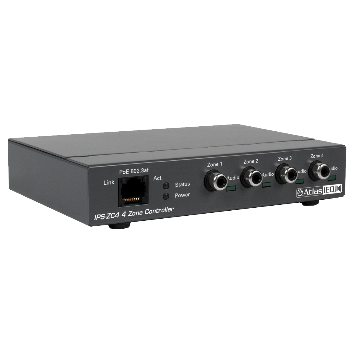 Atlas Sound IP-to-Analog Four Zone PoE Gateway (for SIP applications) IPS-ZC4 3