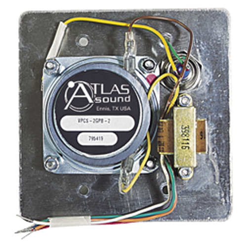 Atlas Sound Intercom Stations w Speaker, Call & 25V Transformer VPCS-2GPB-2 1