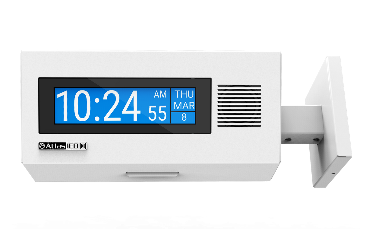 Atlas Sound PoE+ Compliant IP Dual Sided LCD Endpoint with Speakers and LED Flasher IP-DDS