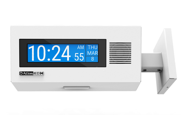 Atlas Sound PoE+ Compliant IP Dual Sided LCD Endpoint with Speakers and LED Flasher IP-DDS