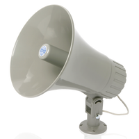 Atlas Sound Re-Entrant Horn Speaker with 25V 70.7V-30W Transformer GA-30T