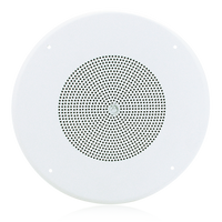 Atlas Sound SD72 Speaker, 62-8 Baffle, CS95-8 Back Box, and 81-8R T-Bar Bridge Kit SD72W-KIT 1