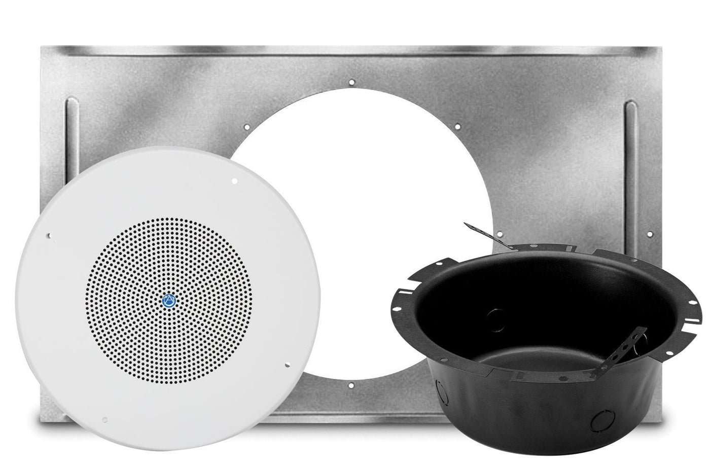 Atlas Sound SD72 Speaker, 62-8 Baffle, CS95-8 Back Box, and 81-8R T-Bar Bridge Kit SD72W-KIT