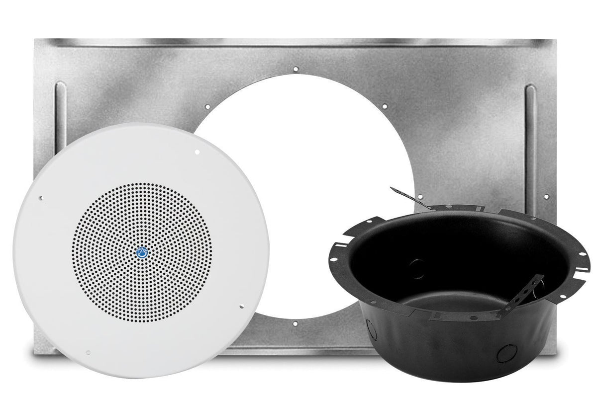 Atlas Sound SD72 Speaker, 62-8 Baffle, CS95-8 Back Box, and 81-8R T-Bar Bridge Kit SD72W-KIT