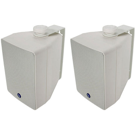 Atlas Sound SM42T-WH 4 2-Way 16W Weather-Resistant Surface Speaker (Pair, White)