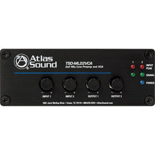 Atlas Sound TSD-ML22VCA 2x2 Mic Line Preamplifier and VCA