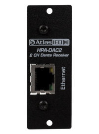 Atlas Sound Two-Input Dante® Accessory Card for HPA Amplifiers HPA-DAC2 1