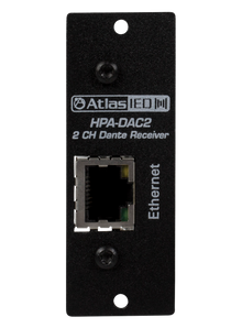 Atlas Sound Two-Input Dante® Accessory Card for HPA Amplifiers HPA-DAC2 1
