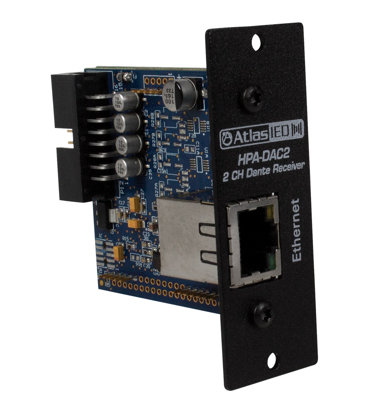 Atlas Sound Two-Input Dante® Accessory Card for HPA Amplifiers HPA-DAC2