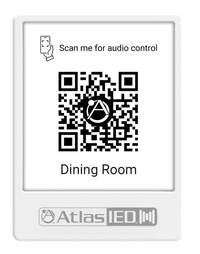 Atmosphere™ Virtual Wall Controller QR Code Holder
