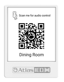 Atmosphere™ Virtual Wall Controller QR Code Holder