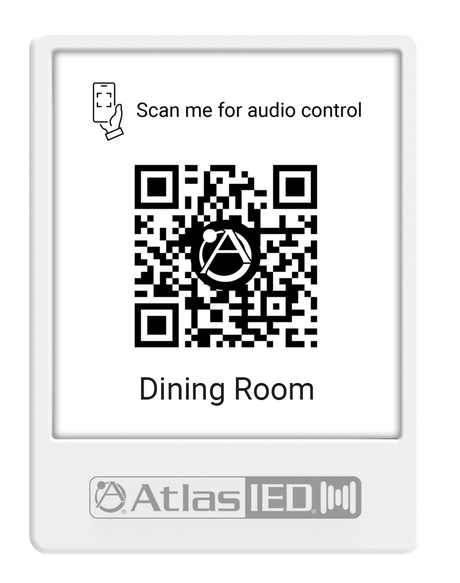 Atmosphere™ Virtual Wall Controller QR Code Holder