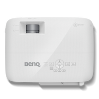 BenQ EH600 3500 Lumens HD DLP Android-based Wireless Business Projector view of top with control panel shown