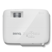 BenQ EH600 3500 Lumens HD DLP Android-based Wireless Business Projector view of top with control panel shown