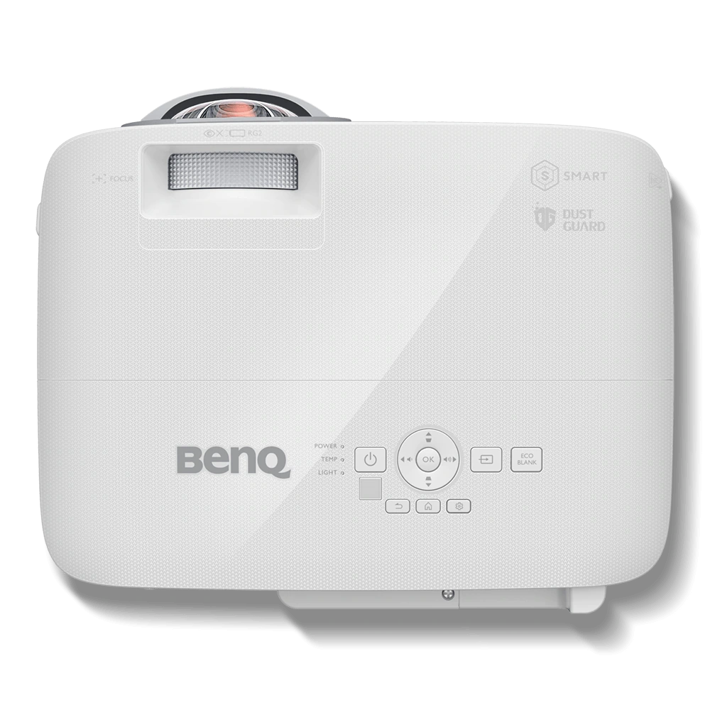 BenQ EW800ST 3300 Lumens WXGA DLP Wireless Android-based Smart Business Projector view of top