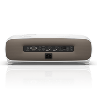 BenQ HT3550 True 4K UHD Home Theater Projector view of back with port inputs and outputs shown