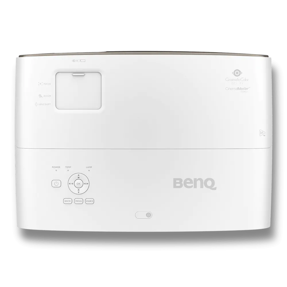 BenQ HT3550 True 4K UHD Home Theater Projector view of top