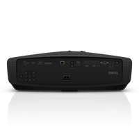 BenQ HT5550 True 4K UHD HDR-PRO Cinematic Projector view of back with ports inputs and outputs shown