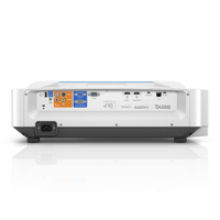 BenQ LH890UST 4000 Lumens Full 1080P DLP CorporateEducational Laser Projector view of back with ports inputs and outputs shown