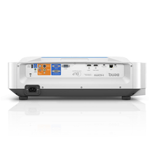 BenQ LH890UST 4000 Lumens Full 1080P DLP CorporateEducational Laser Projector view of back with ports inputs and outputs shown