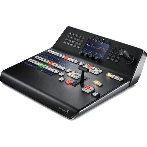 Blackmagic Design ATEM 1 M E Advanced Panel SWPANELADV1ME front angle