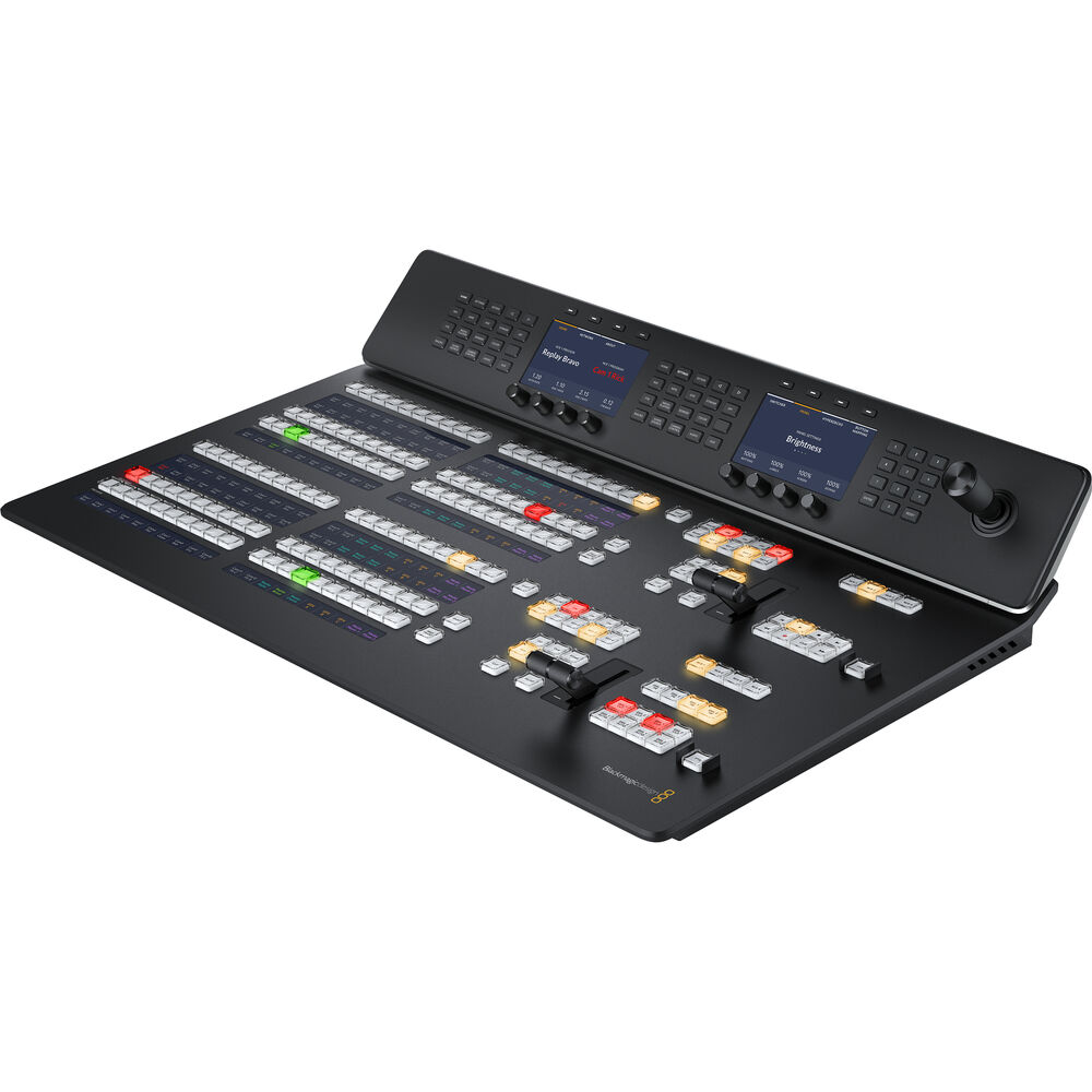 Blackmagic Design ATEM 2 M E Advanced Panel SWPANELADV2ME front angle