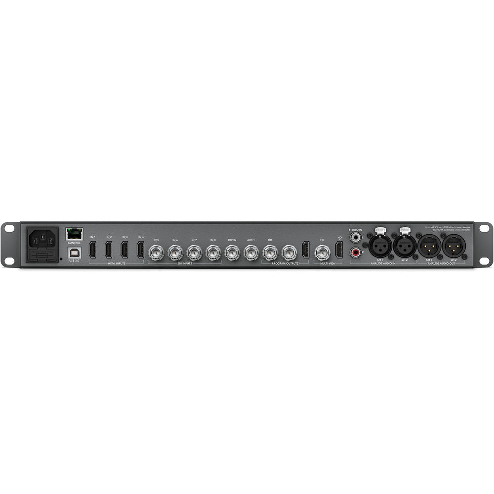 Blackmagic Design ATEM Production Studio 4K Live Switcher SWATEMPSW04K input output