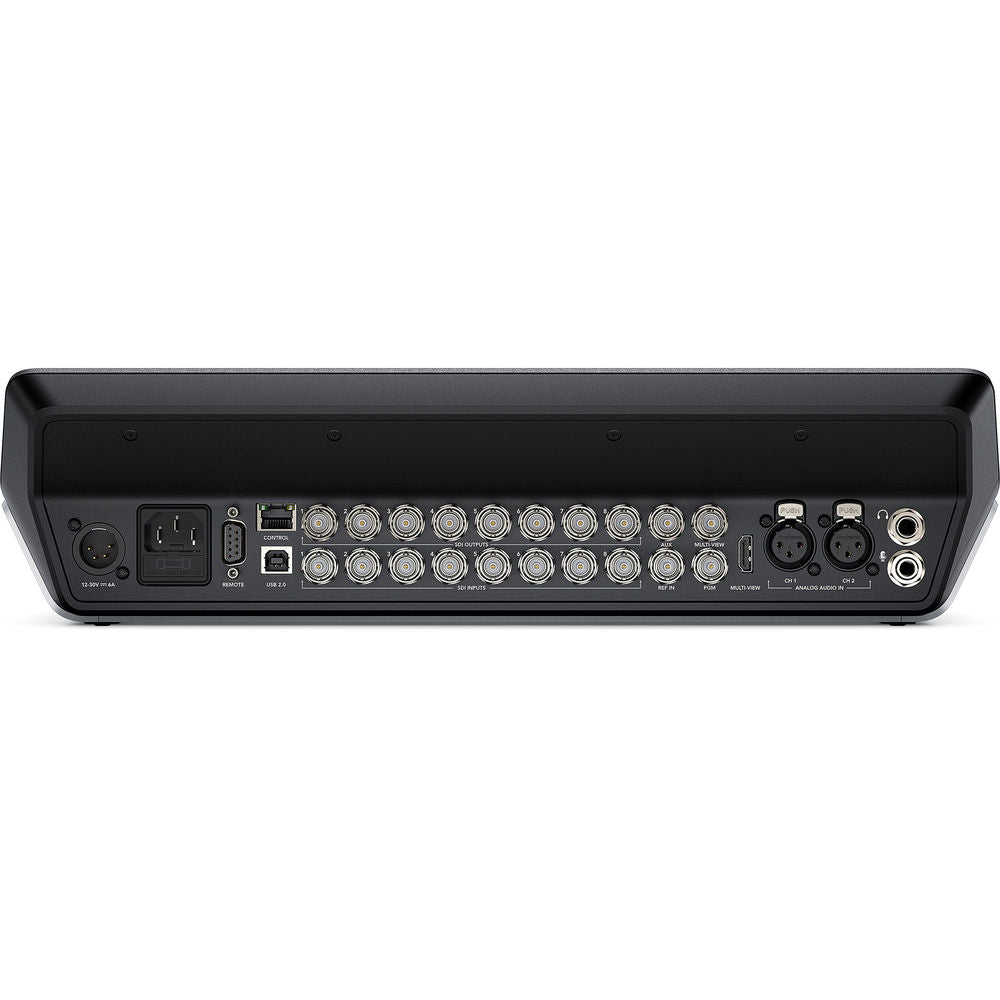 Blackmagic Design ATEM Television Studio Pro 4K Live Production Switcher SWATEMTVSTU PRO4K input output connections