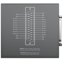Blackmagic Design GPI & Tally Interface SWTALGPI8 rear