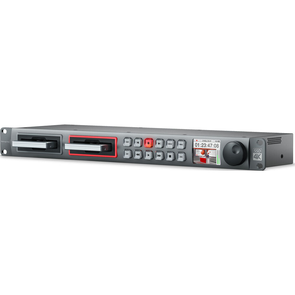 Blackmagic Design HyperDeck Studio Pro 2 HYPERD ST PRO2 front side view