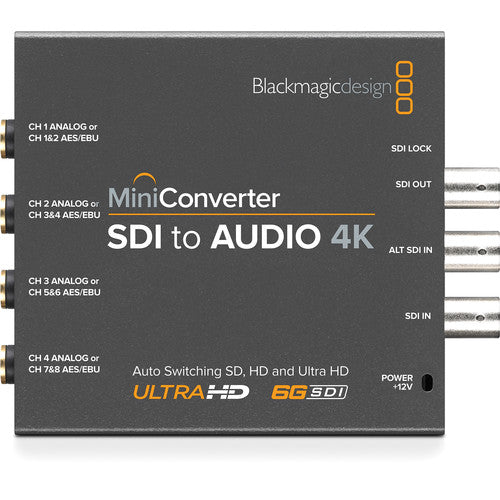 Blackmagic Design Mini Converter - SDI to Audio 4K CONVMCSAUD4K