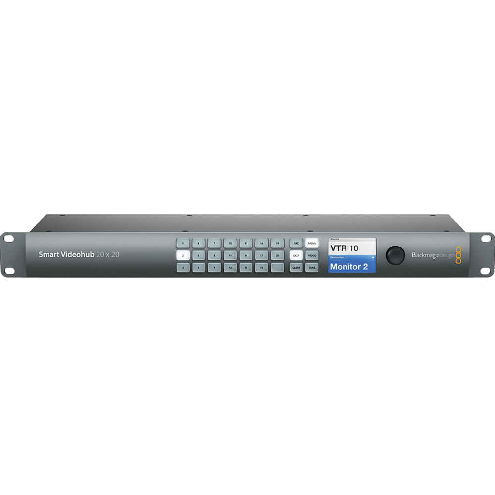 Blackmagic Design Smart Videohub 20 x 20 6G-SDI VHUBSMART6G2020 –  OfficeWonderland