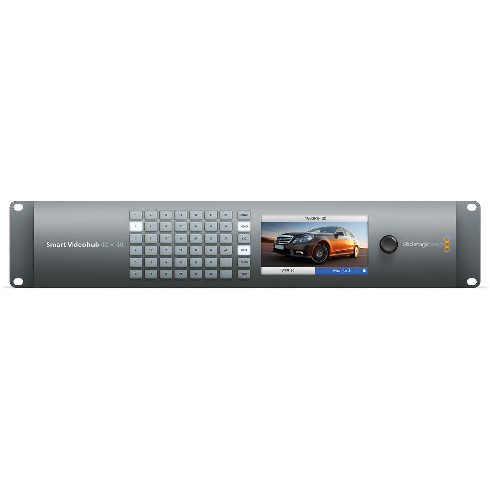Blackmagic Design Smart Videohub 40 x 40 6G-SDI VHUBSMART6G4040 front