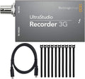 Blackmagic Design UltraStudio Recorder 3G Capture Device Bundle with Thunderbolt 3 USB-C Cable and 6-Inch Fastening Cable Ties (10-Pack) (3 Items)