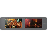 Blackmagic SmartView Duo Rackmountable Dual 8 inch LCD Monitors front